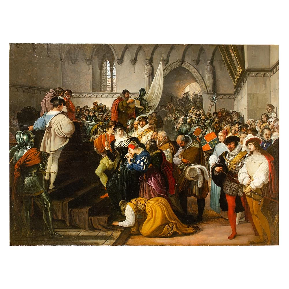 Maria Stuarda condotta al supplizio, 1826